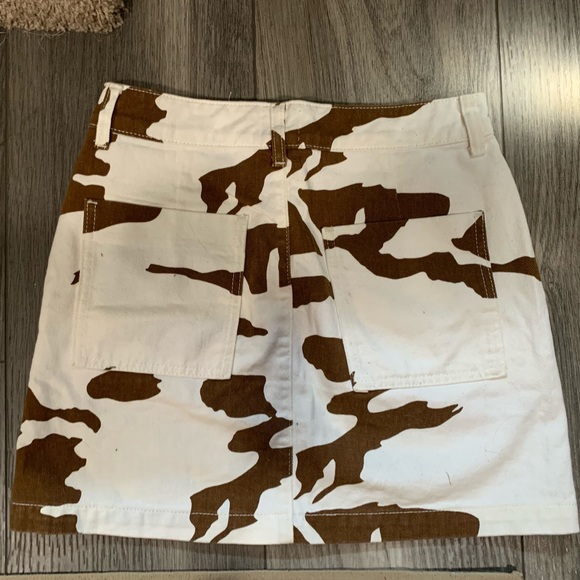 SOLD Urban Outfitters BDG Cow Print Mini Skirt - Picture 3 of 4